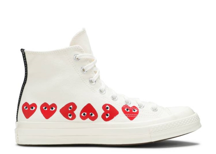 Converse Like Boys Play X Chuck 70 Hi Top - Multi Corazón Blanco