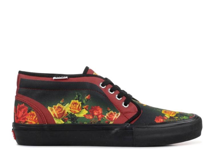 Vans Supreme X Jean Paul Gaultier X Chukka 95 - Burdeos Floral