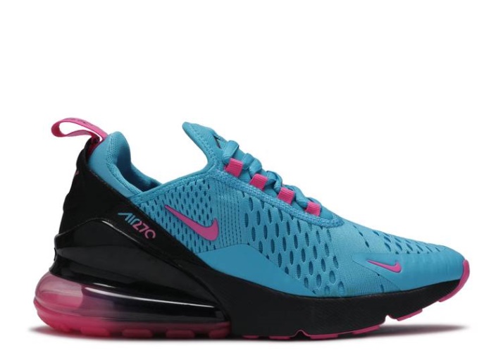 Nike Air Max 270 Gs - Azul Claro Furia Fucsia -