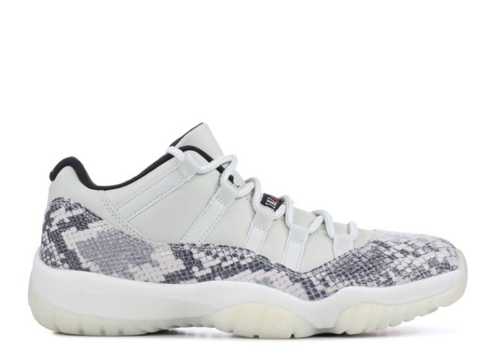 Air Jordan 11 Retro Low - Piel De Serpiente Hueso Claro