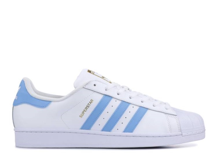 Adidas Superstar Base - Blanco Azul Claro