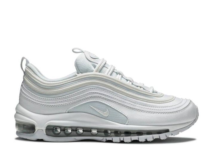 Nike Air Max 97 Gs - Blanco Plateado Metalizado