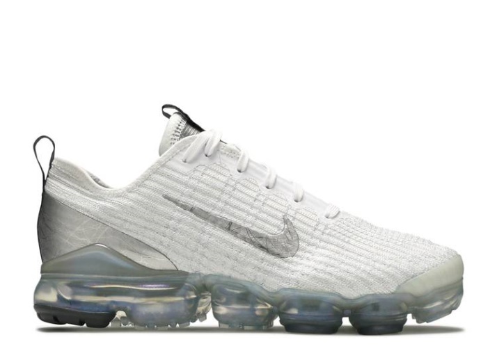 Nike Air Vapormax Flyknit 3 Gs - Blanco Plata