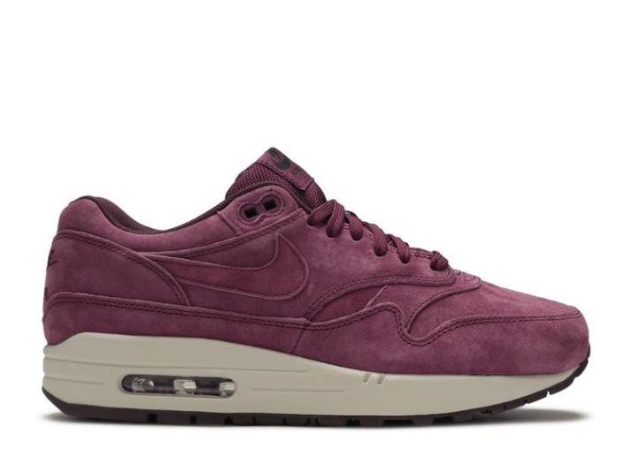 Nike Air Max 1 Premium Burdeos/arena Del Desierto