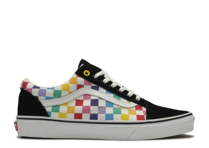 Vans Old Skool - Tablero De Ajedrez Del Arco Iris