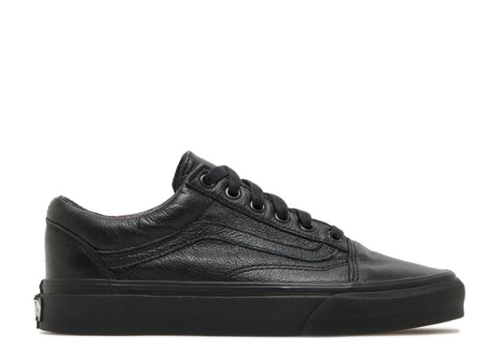 Vans Old Skool Cuero - Cuadros Negros