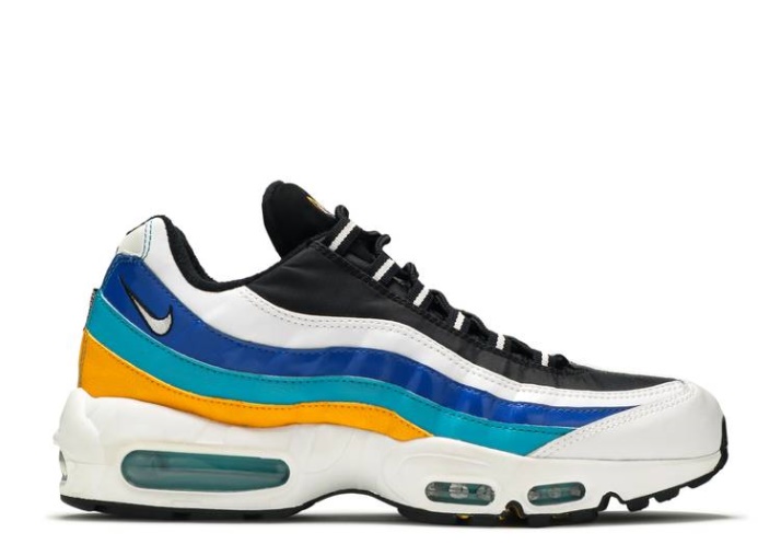 Nike Air Max 95 - Cortavientos Blanco/oro/nebulosa/roja Orbit