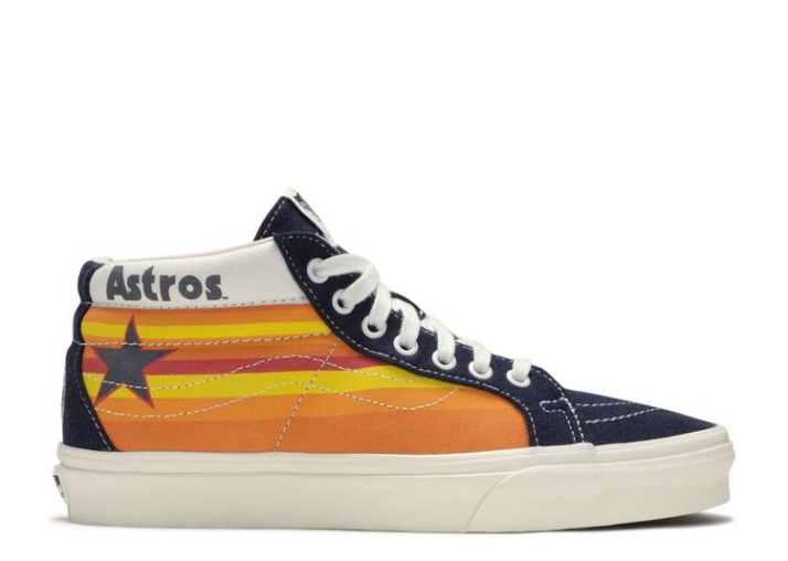 Vans Mlb X Sk8-mid Reedición - Astros