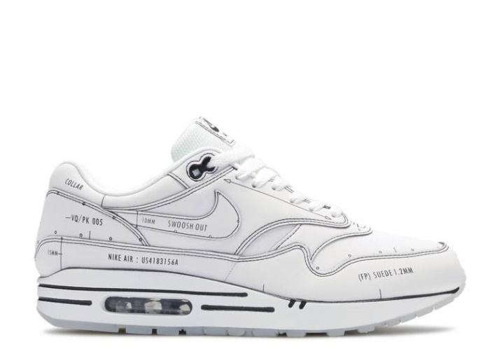 Nike Air Max 1 - Sketch To Shelf Blanco/negro