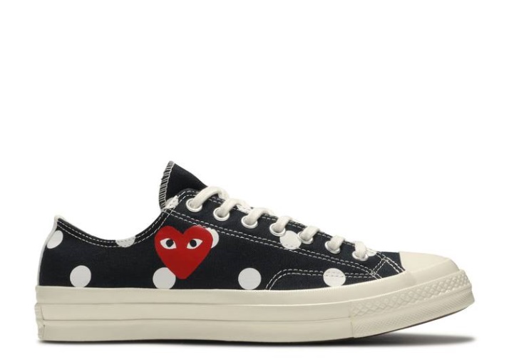 Converse Comme Des Garçons X Chuck Taylor All Star 70 Low - Lunares Negro/blanco/egret