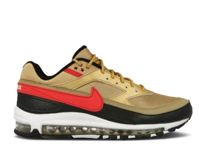 Nike Air Max 97/bw - Oro Rojo Negro