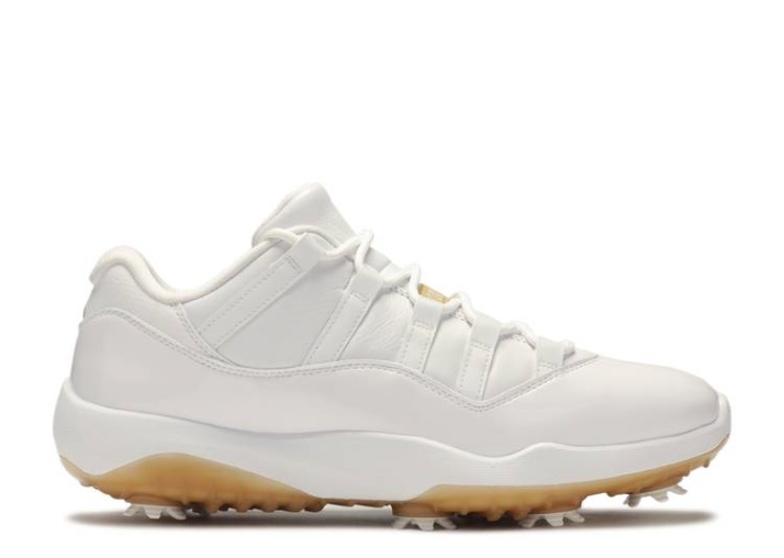 Air Jordan 11 Low Golf - Oro Metalizado