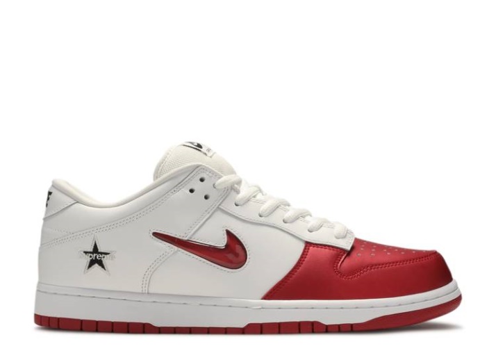 Nike Supreme X Dunk Sb Low - Varsity Rojo