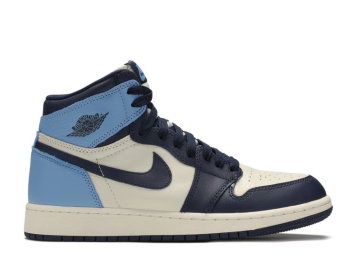 Air Jordan 1 Retro High Og Gs - Obsidiana