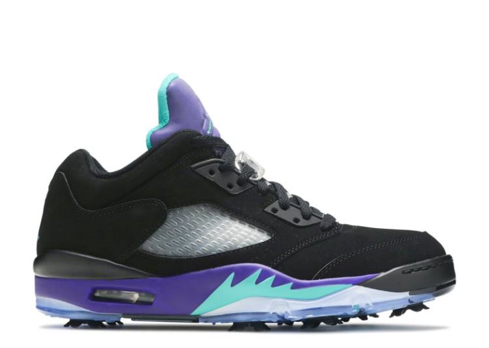 Air Jordan 5 Low Golf - Negro Uva