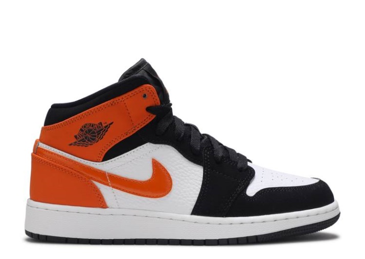 Air Jordan 1 Mid Gs - Tablero Destrozado