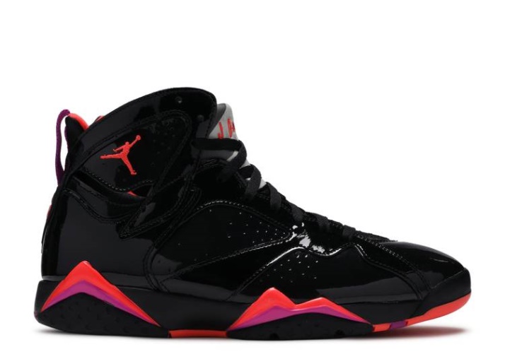 Air Jordan 7 Retro Mujer - Negro Brillo