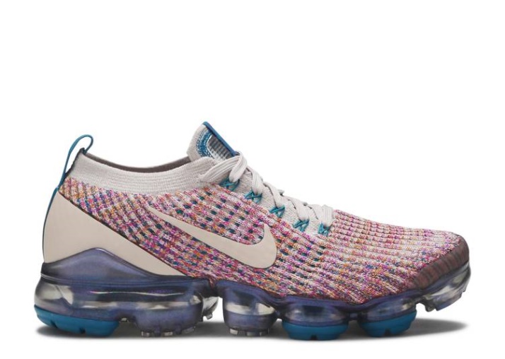 Nike Wmns Air Vapormax Flyknit 3 - Multicolor Desert Sand/purple/green
