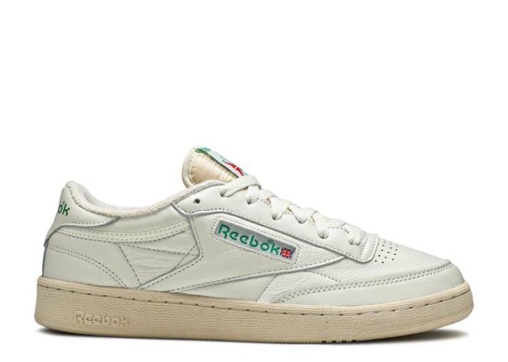 Reebok Club C 85 Vintage Tiza/papel Blanco/verde/rojo