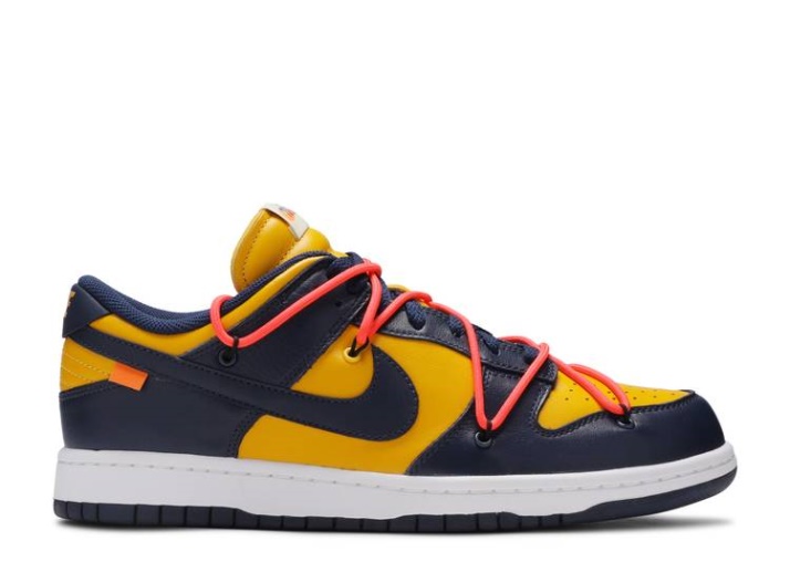 Nike Off White X Dunk Low - Universidad Oro