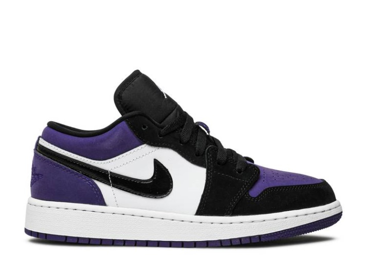 Air Jordan 1 Low Gs - Court Púrpura