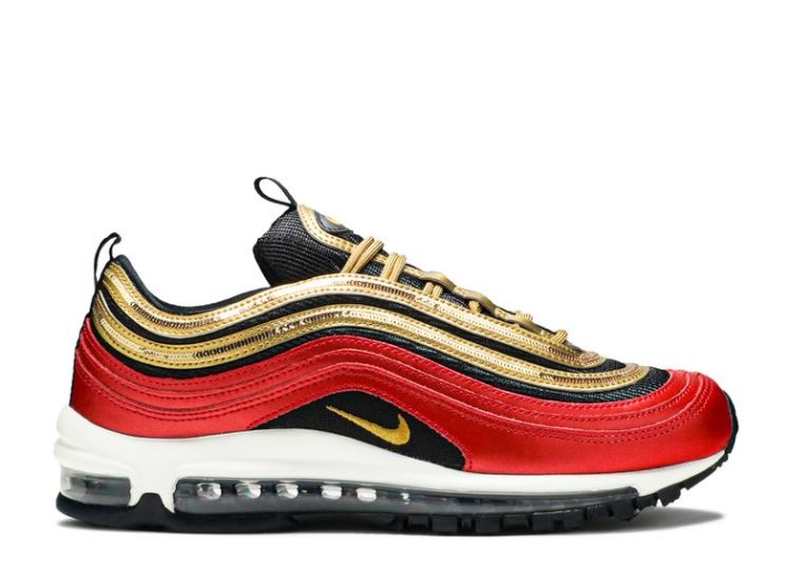 Nike Wmns Air Max 97 - Lentejuelas Doradas