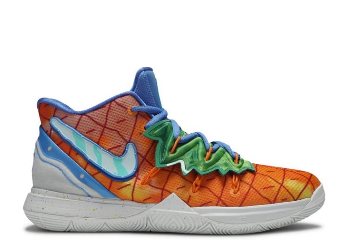 Nike Bob Esponja Pantalones Cuadrados X Kyrie 5 Gs - Piña Casa