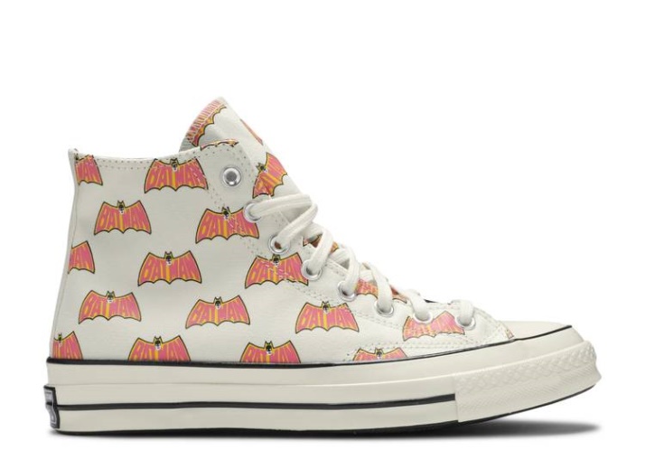 Converse Batman X Chuck 70 Alto - 80 Aniversario Egret/rosa/negro