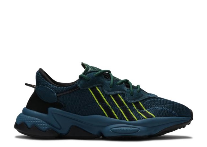 Adidas Pusha T X Ozweego - King Push Techmineral/verde/amarillo