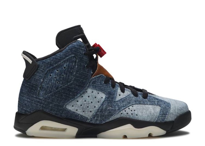 Air Jordan 6 Retro Gs - Denim Lavado