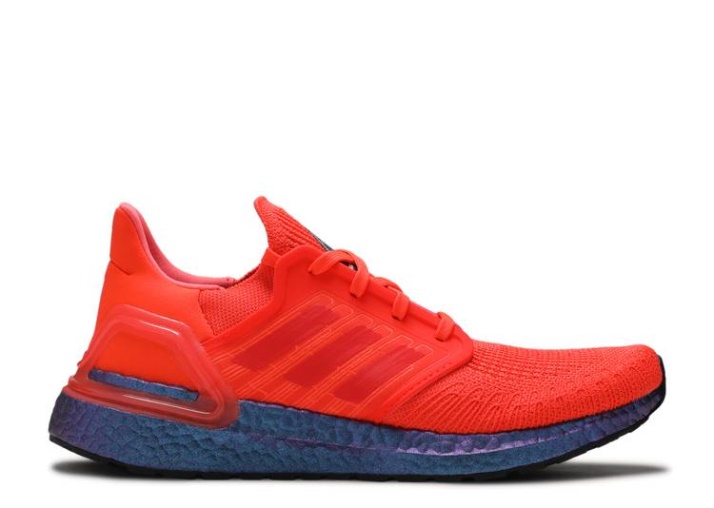 Adidas Ultraboost 20 Rojo Solar/azul/violeta