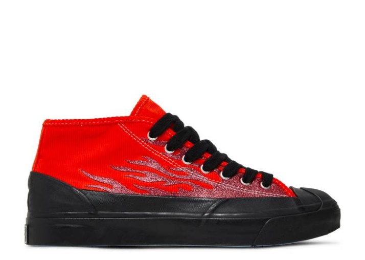 Converse Asap Nast X Jack Purcell Mid - Llamas Rojas