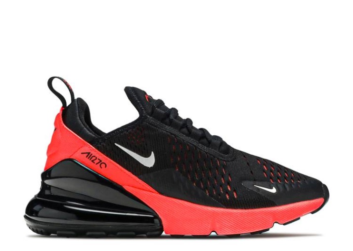 Nike Air Max 270 Gs - Negro Brillante Carmesí