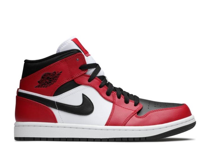 Air Jordan 1 Mid - Chicago Punta Negra
