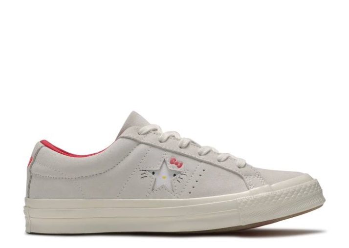 Converse Hello Kitty X One Star Suede Top - Blanco