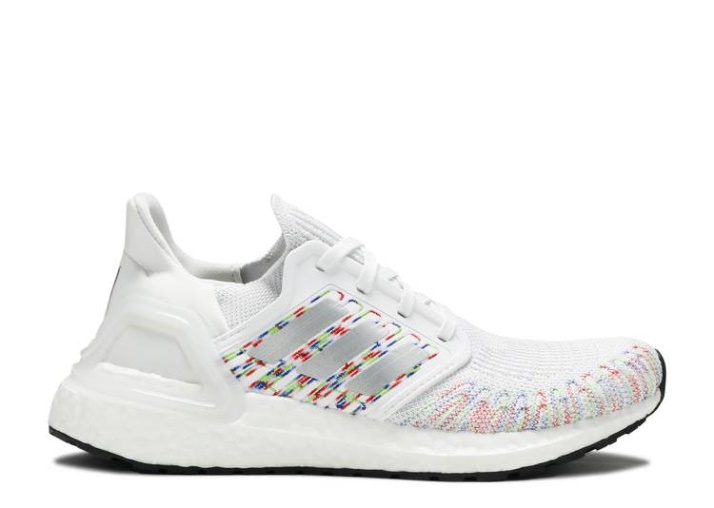 Adidas Mujer Ultraboost 20 - Blanco Multicolor