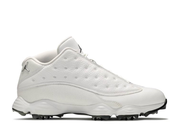 Air Jordan 13 Golf - Blanco Metalizado