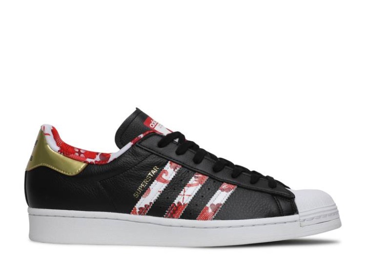 Adidas Superstar - Año Nuevo Chino Core Negro/dorado/blanco