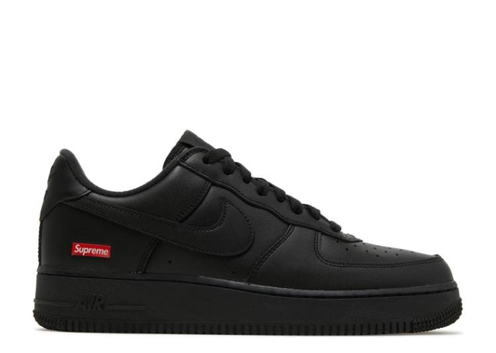 Nike Supreme X Air Force 1 Low - Logo De Caja Negro