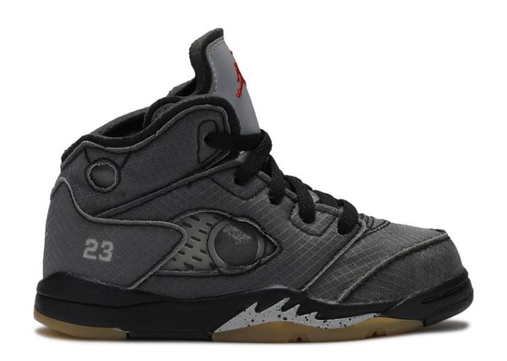 Blanco Roto X Air Jordan 5 Retro Sp Td - Muselina