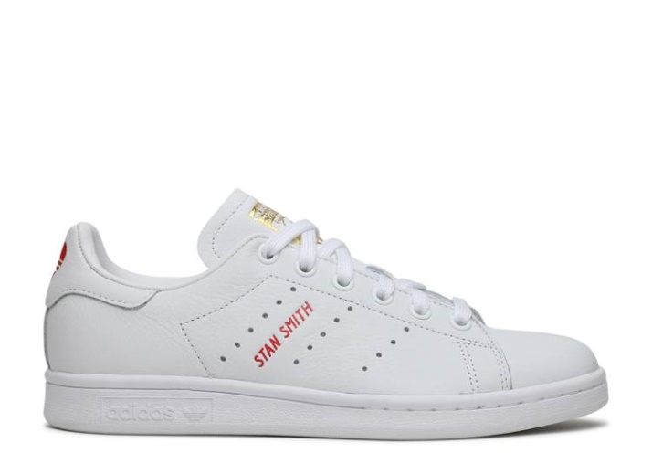 Adidas Wmns Stan Smith - Día De San Valentín Blanco/escarlata/dorado