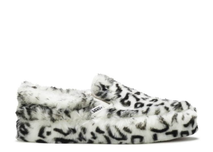 Vans Sand Liang X Wmns Classic Slip-on Plataforma - Fuxxy Leopard