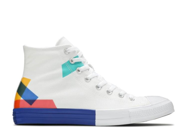 Converse Chuck Taylor All Star High - Space Racer Blanco/azul/esmaltado Rojo