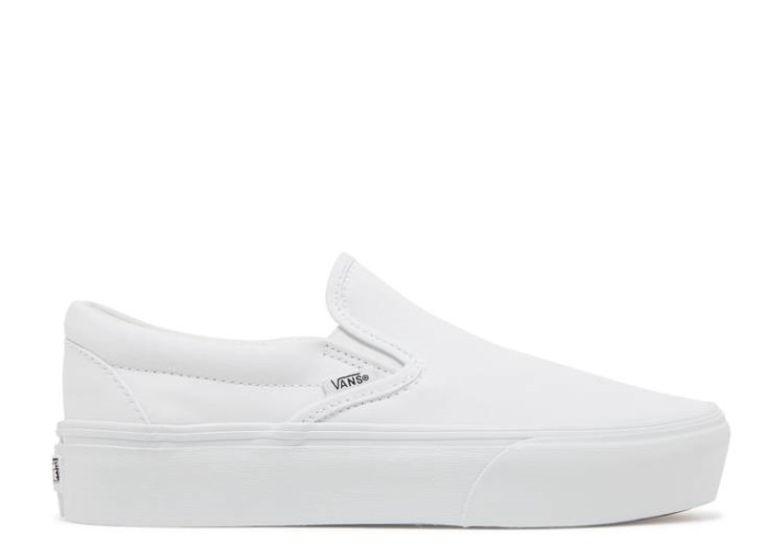 Vans Classic Slip-on Plataforma - Blanco