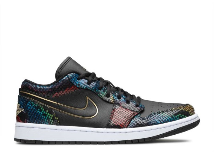 Wmns Air Jordan 1 Low - Multi Piel De Serpiente