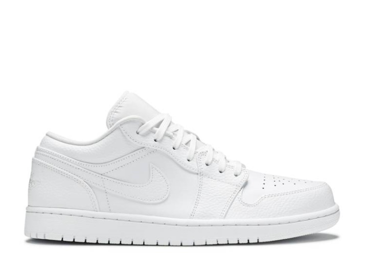 Air Jordan 1 Bajo - Triple Blanco