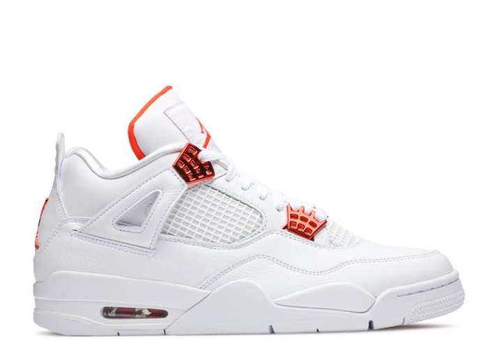 Air Jordan 4 Retro - Naranja Metalizado