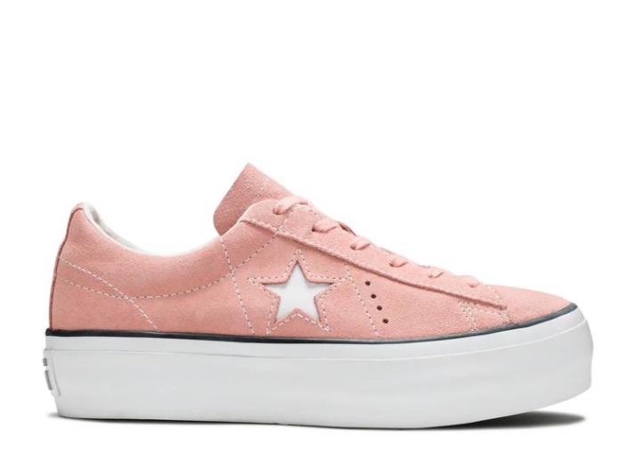 Converse Wmns One Star Plataforma Bajas - Coral Blanqueado