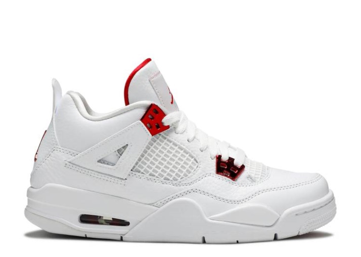 Air Jordan 4 Retro Gs - Rojo Metalizado