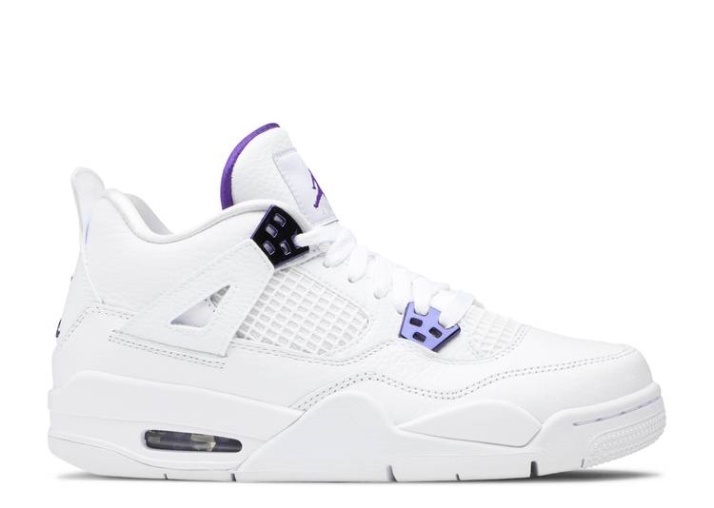 Air Jordan 4 Retro Gs - Púrpura Metálico